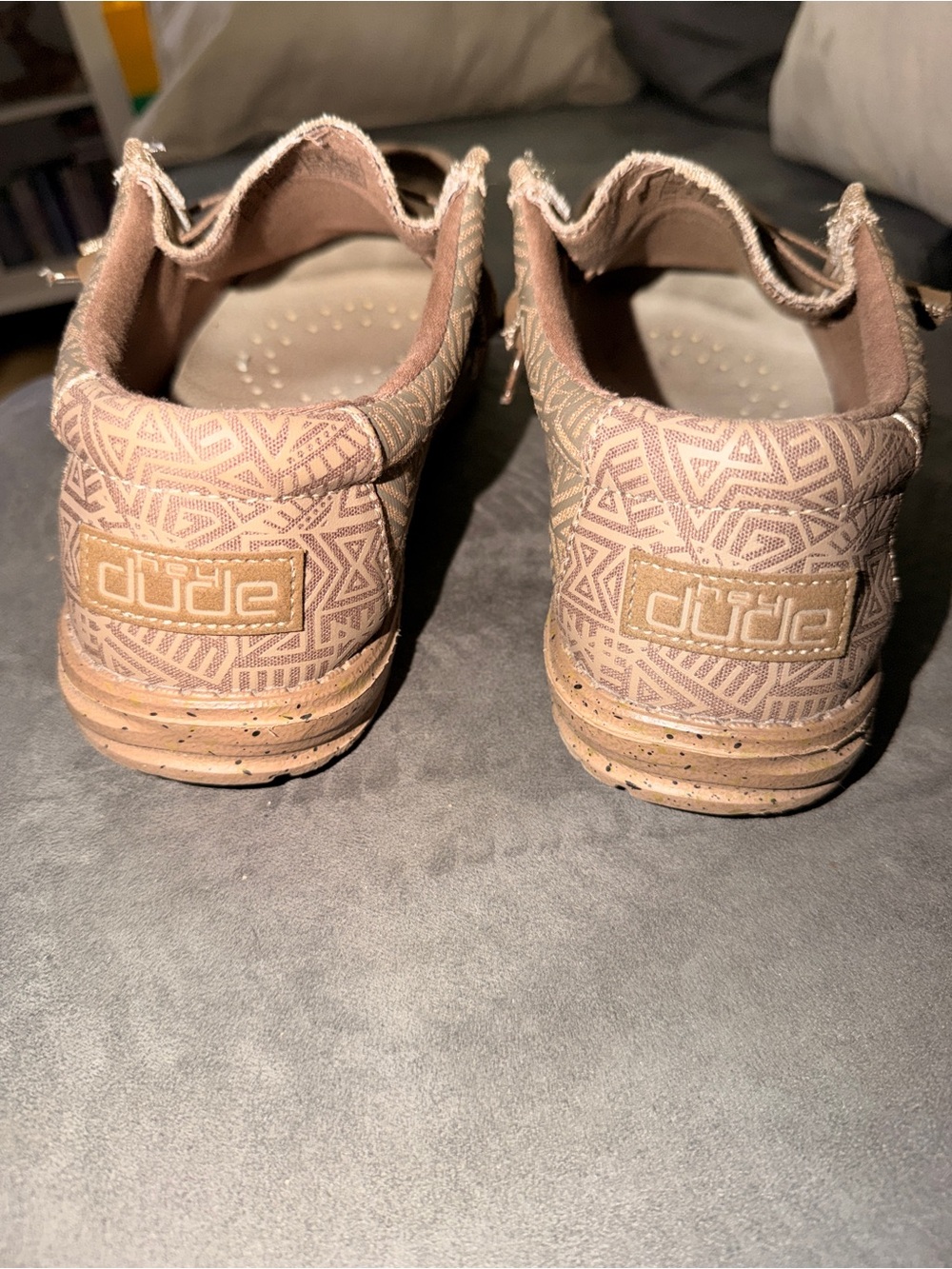 Hey Dude Wally Stretch Shoes Brown - Picture 5 of 6